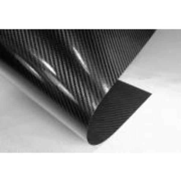 Professional Plastics HI Gloss Carbon Fibre Sheet, 0.039 X 24.000 X 48.000 [Each] SCF.039X24.000X48.000HG